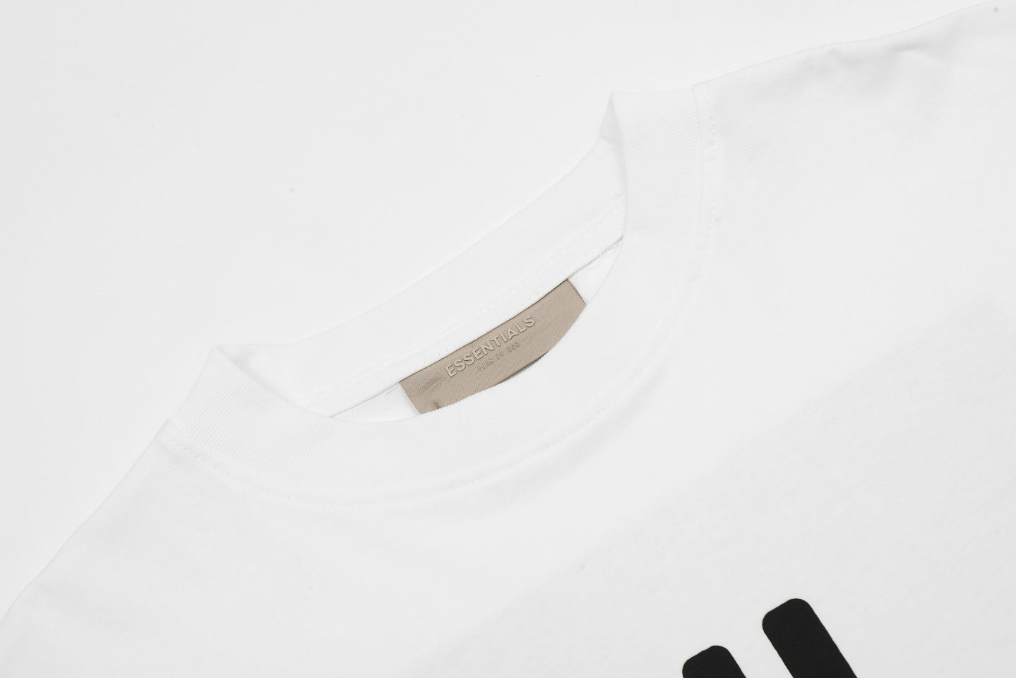 FOG tripartite co-signature RRR123 short-sleeved character letter printing
