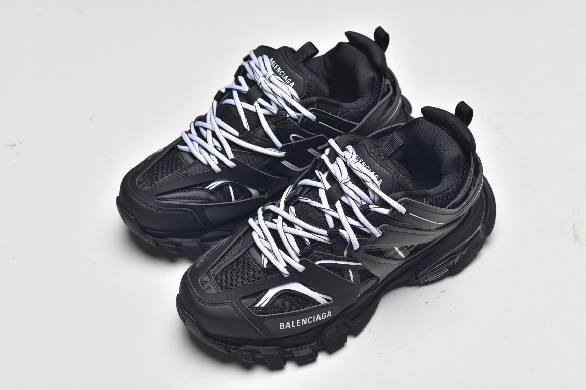 Balenciag* Track Sneaker 'Black White'