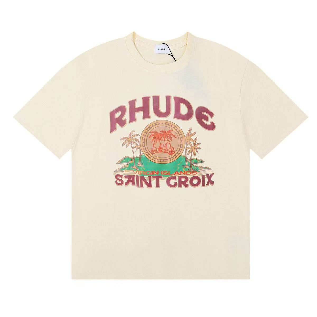 new arrival coconut tree cotton tee