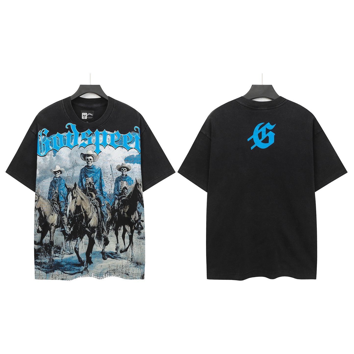 New arrival three horses cotton tee