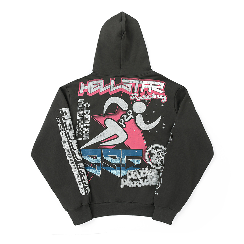 New releasing Spiritual Running print hoodie