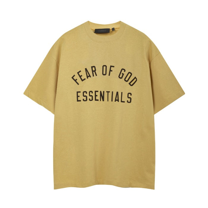 FOG Essentials 2025 Spring SummerLetter Print Short Sleeve T-Shirt