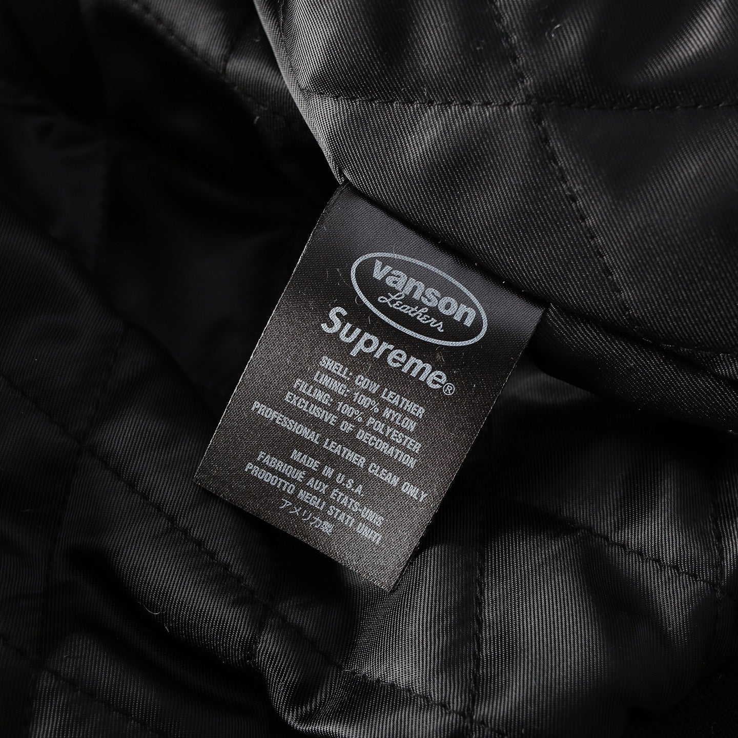 Supreme x Vans0n Leathers FW24 Jacket