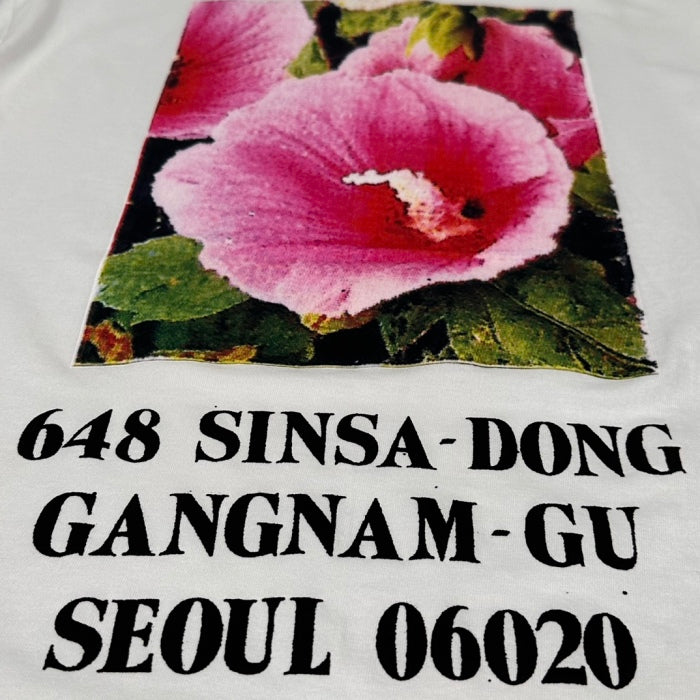 Suprem3 Seoul Box Logo Tee White