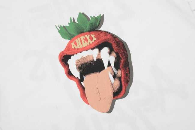 Gallery Dep Big teeth funny printing short sleeves