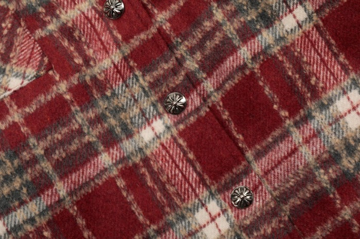 Chrome Hearts Plaid Flannel wool Jacket