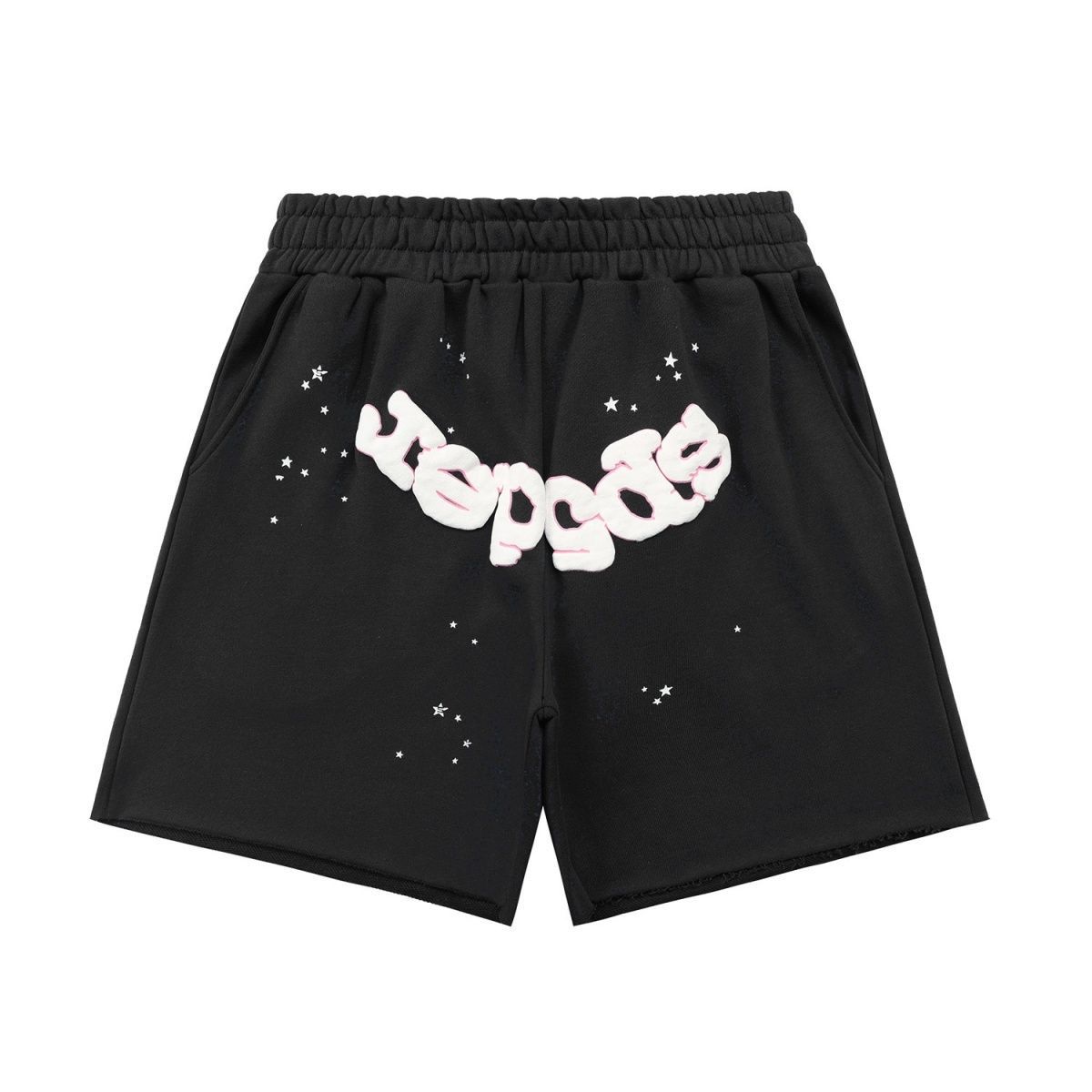 Classic puff logo cotton short