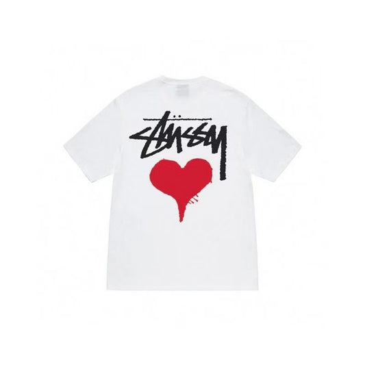 New arrival Love-themed print cotton tee