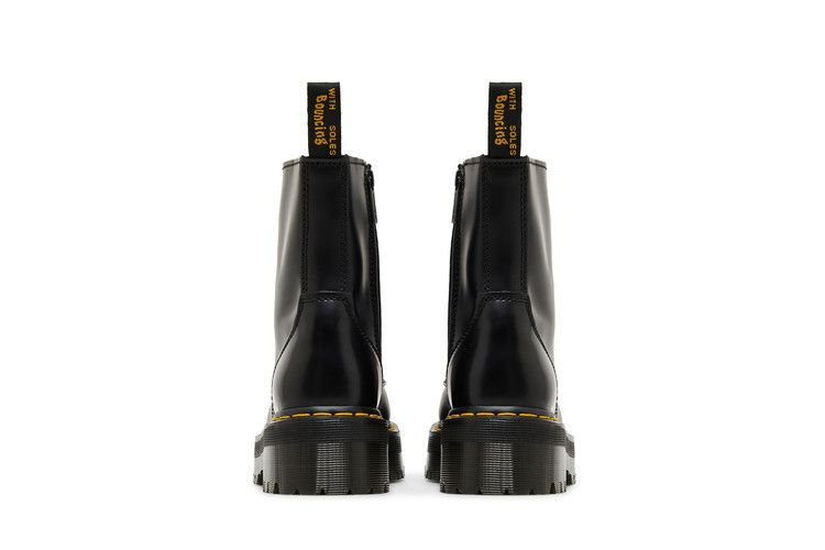 Dr. Martens Jadon Platform Boots Black Smooth Leather