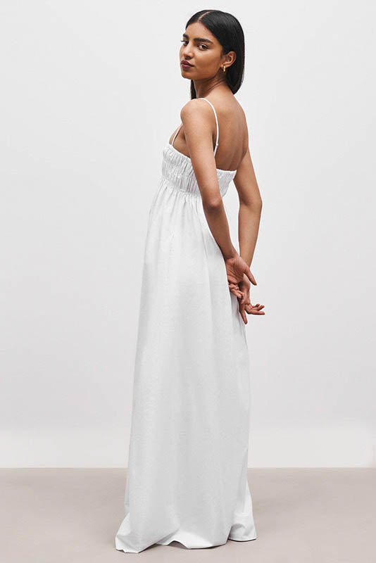 Summer Silhouette Backless Dress