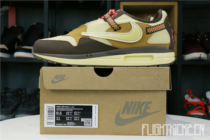 Travis Scott x Nike Air Max 1 “Cactus Jack” Baroque Brown