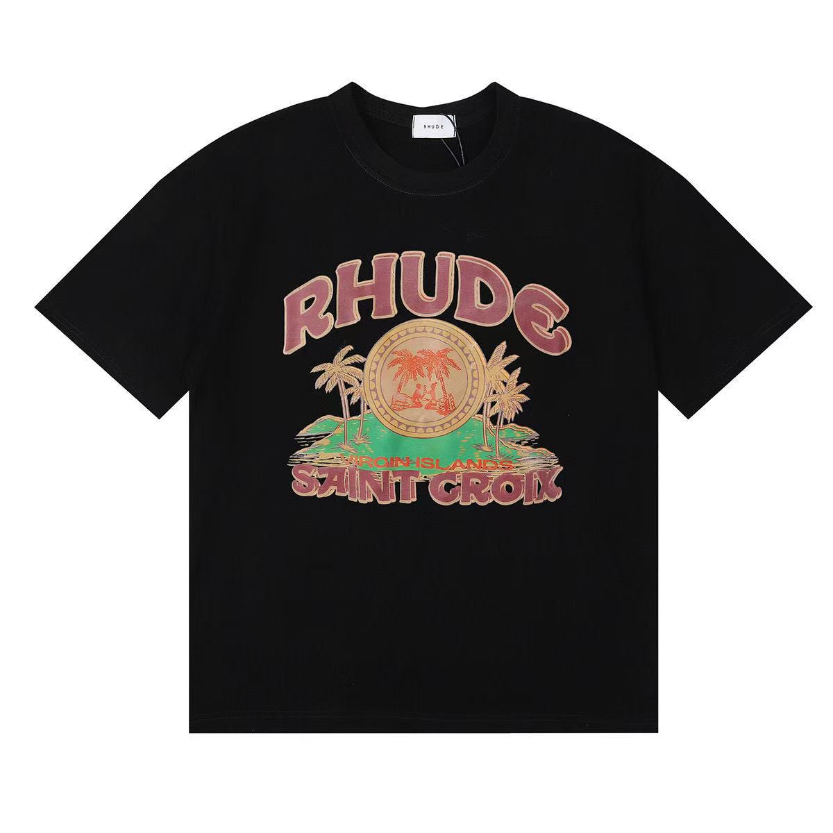new arrival coconut tree cotton tee