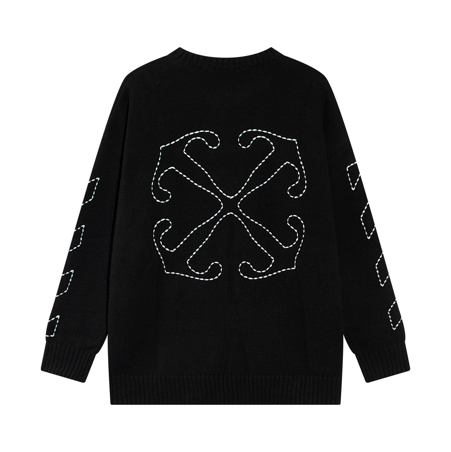 OFF-WHITE OW Arrow-Embroidered Sweater