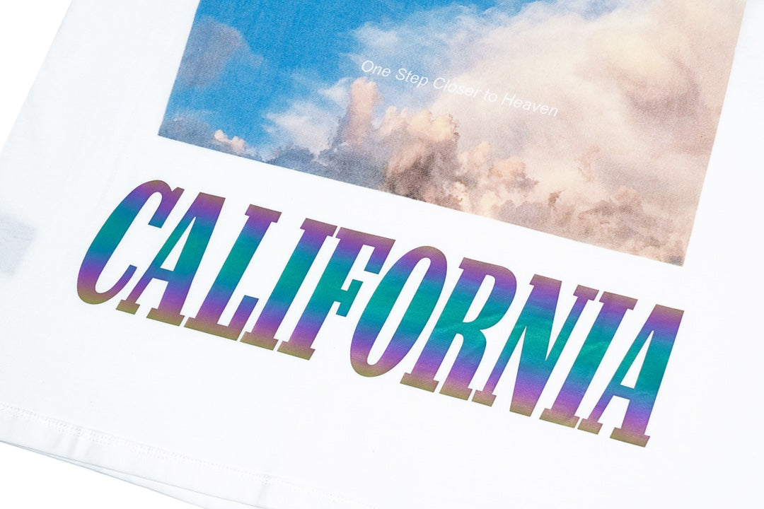 ASKYURSELF California Sky printed short-sleeved T-shirt