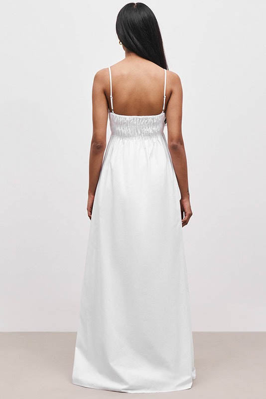 Summer Silhouette Backless Dress