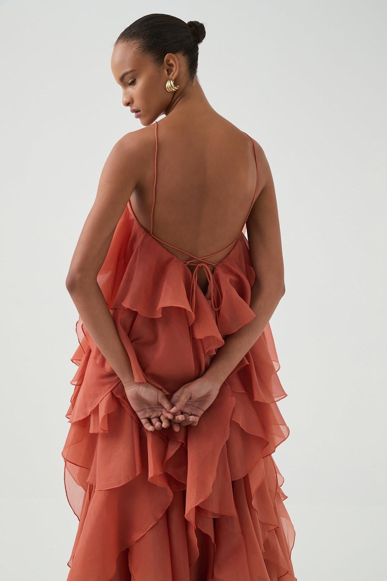 Tartar Castle Stacks Maxi Dress