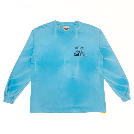 1:1 washing blue long sleeve shirt