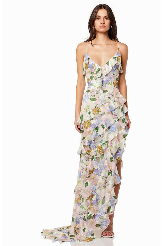 Spring Summer Off-Shoulder Organza Dress