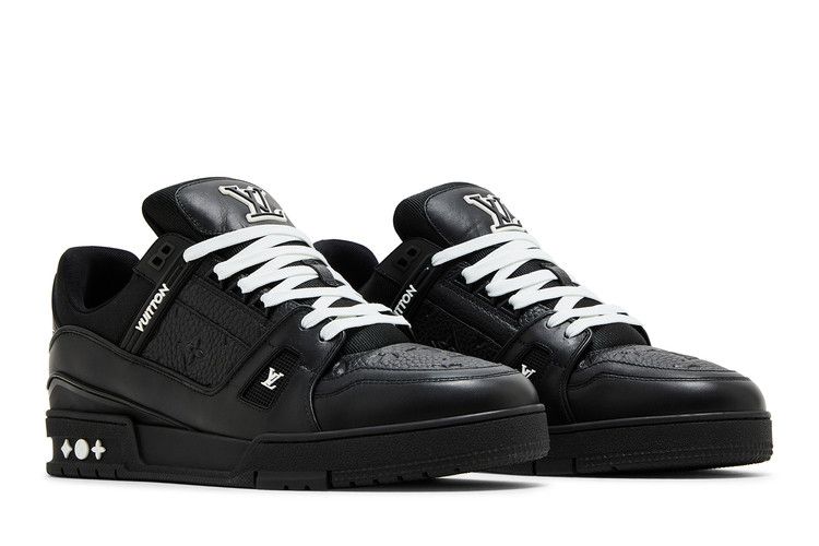 Louis Vuitton Trainer Blue Embossed Monogram