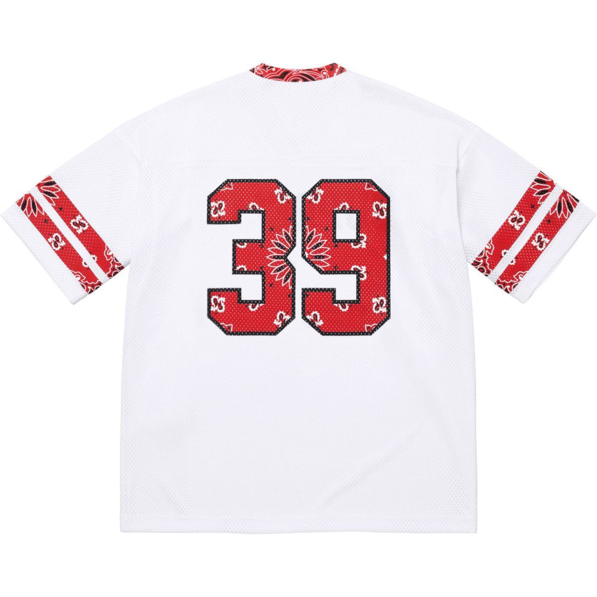 1：1 black white mesh jersey tshirt