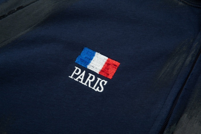 Balancig* Zip Up Hoodie 'Dark Navy'