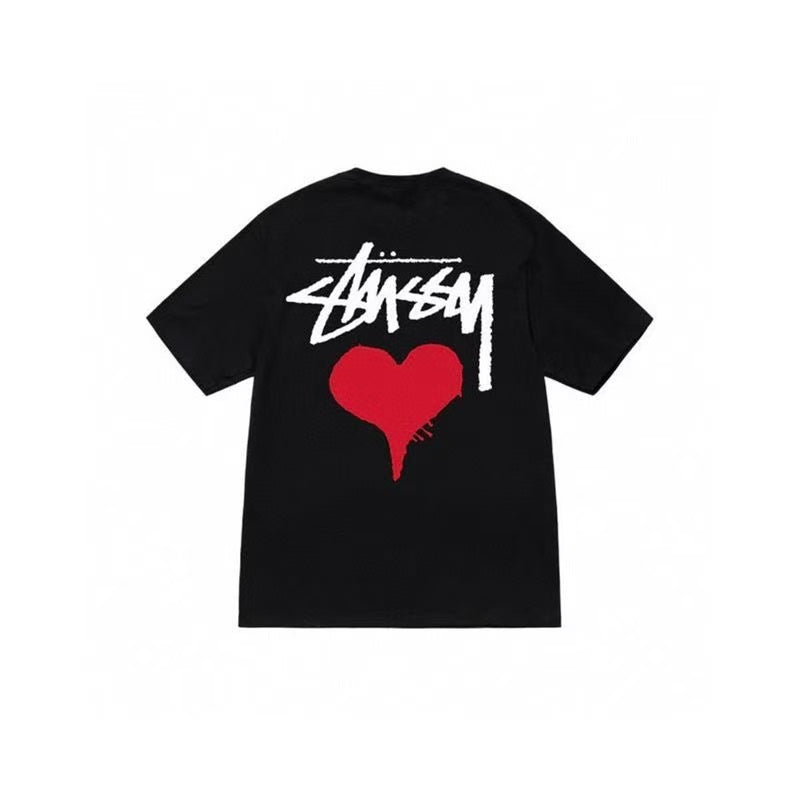 New arrival Love-themed print cotton tee