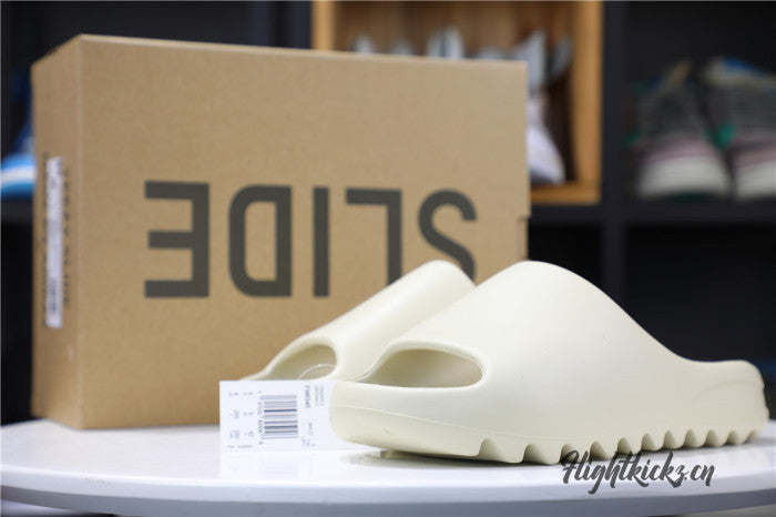 Kanye West Yeezy Slide Bone 2019（FW6345骨白）(LN5 A1 Batch)