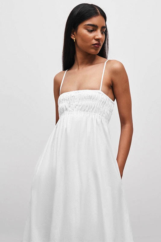 Summer Silhouette Backless Dress