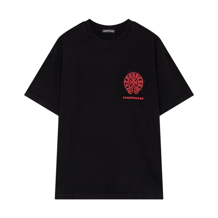 Chrome Hearts Horsebit Print Bead-DyedT shirt 2024