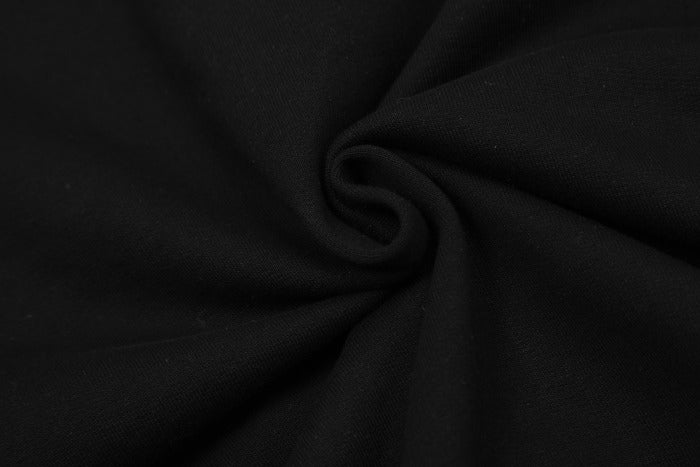 Chrome Hearts black embroidered and printed heavy-duty zip-up hoodie