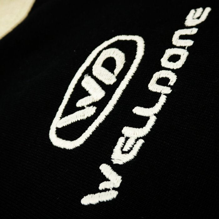 WE11D0NE Patchwork Embroidered LettersT-Shirt