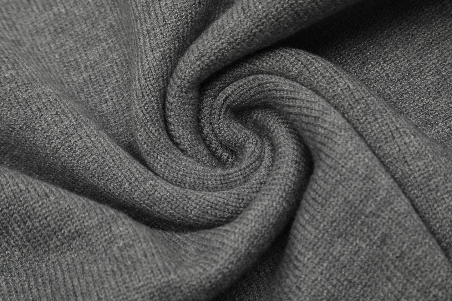 Am1 2024SS classic gray jacquard big heart turtleneck sweater