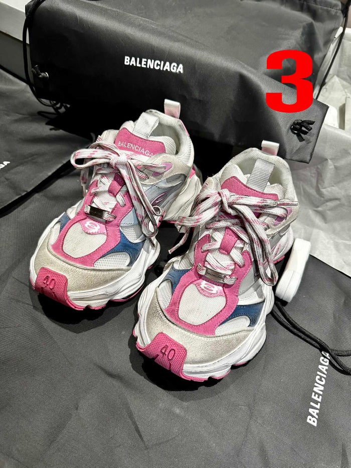 Balenciag* Cargo Sneaker Grey Black Yellow