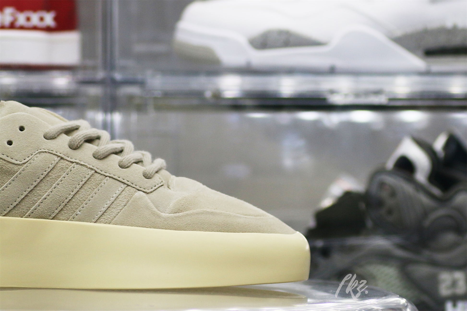 Fear of God x adidas Rivalry Low 86 Dusty Beige
