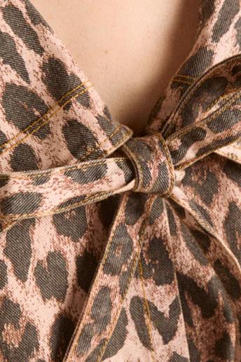 Leopard Print Mini Dress