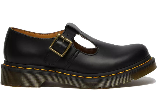 Dr. Martens Polley Smooth Leather Mary Janes Black (Women's)