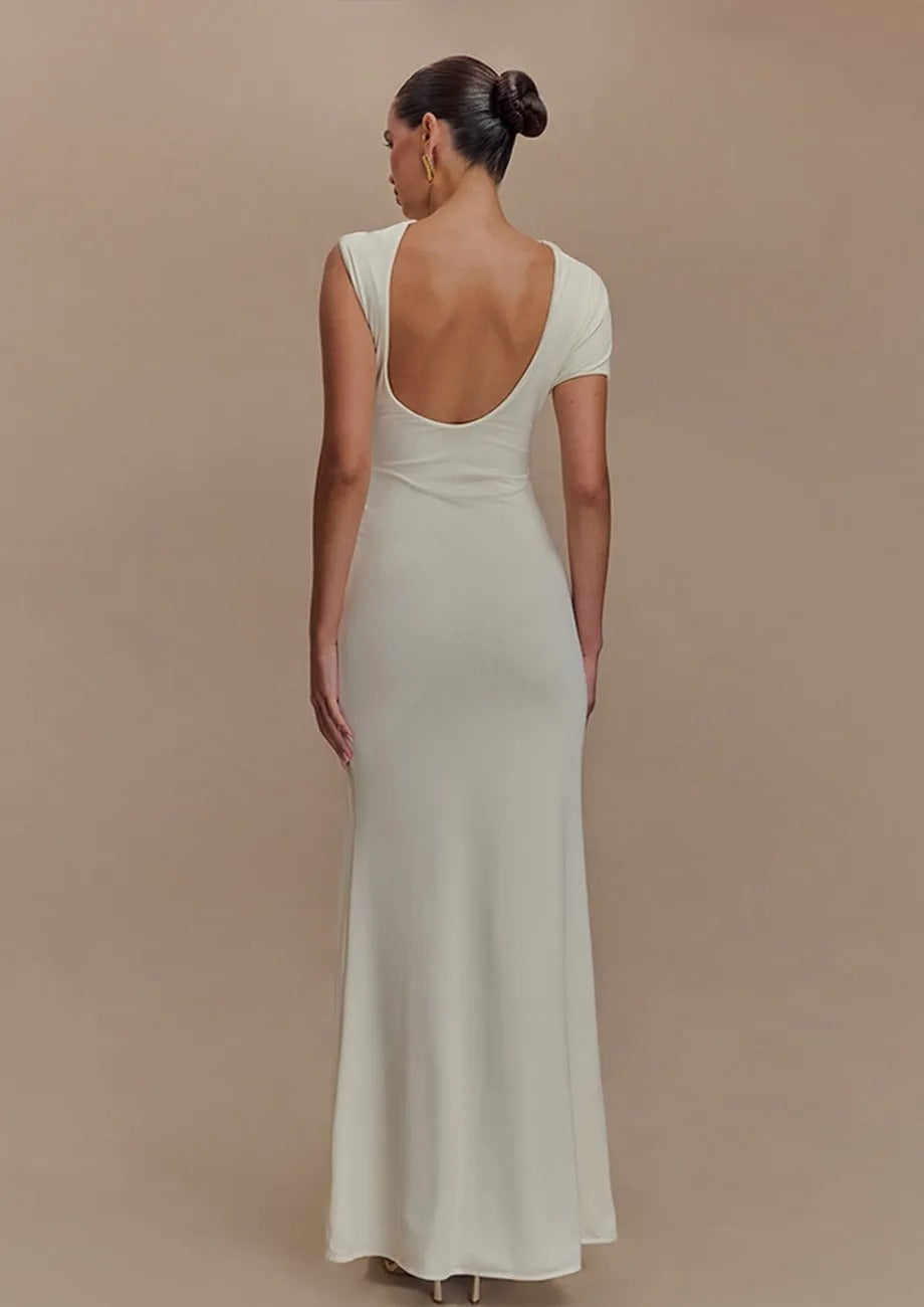 Sheath Cut-out Maxi Dress