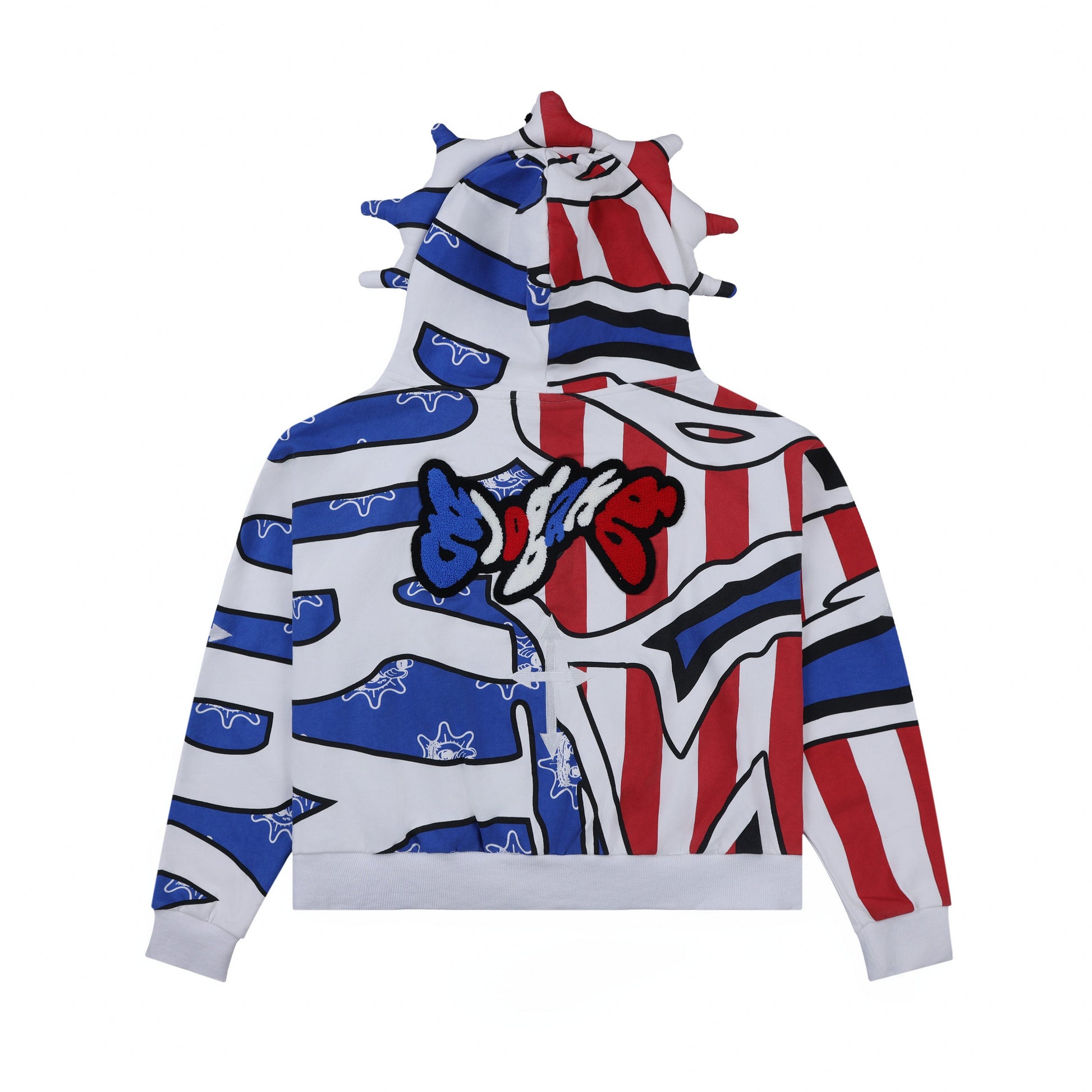 Glory Boy Flag Hoodie (Red/Blue)