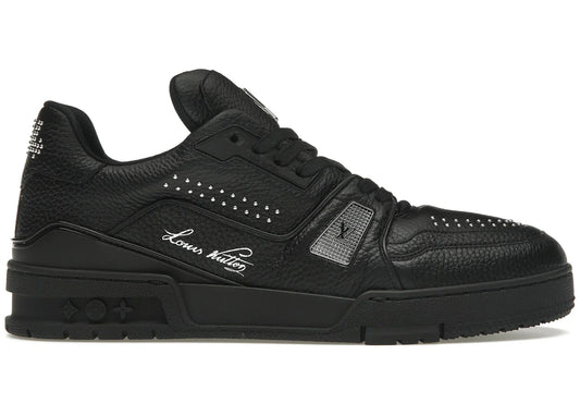Louis Vuitton LV Trainer Black Calf Leather