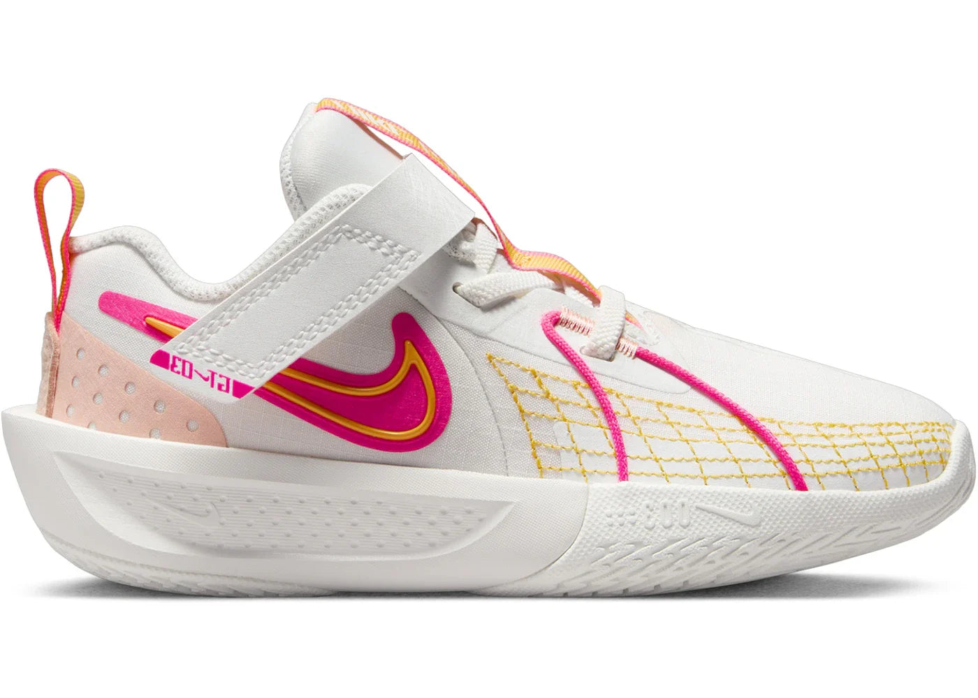 Nike GT Cut 3 Summit White Arctic Orange University Gold Hyper Pink (PS)