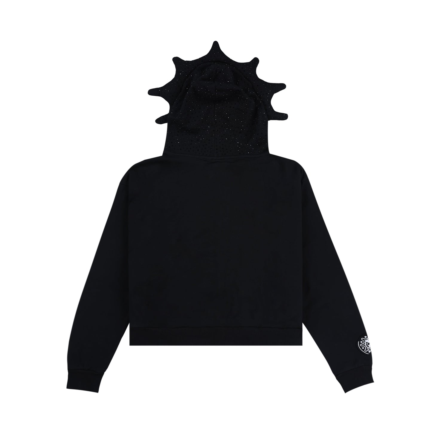 Blackout Rhinestone Hoodie (Black)