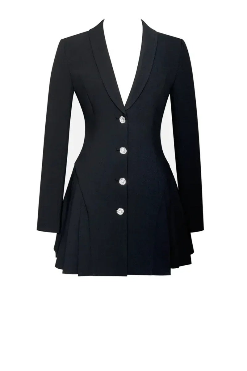 Ria Black Blazer Mini Dress