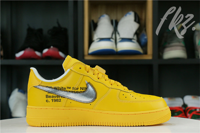 Off White x Air Force 1 “University Gold” 2021