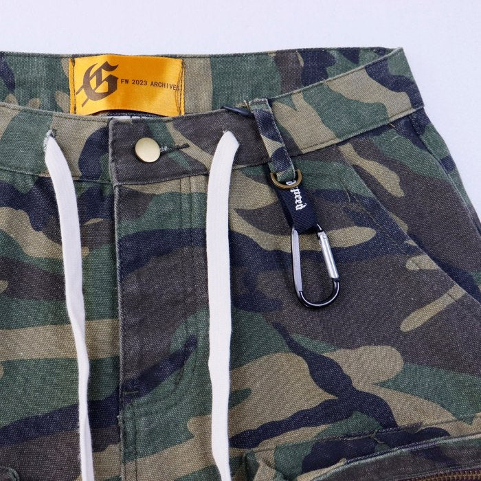 God Speed Cargo Denim Shorts
