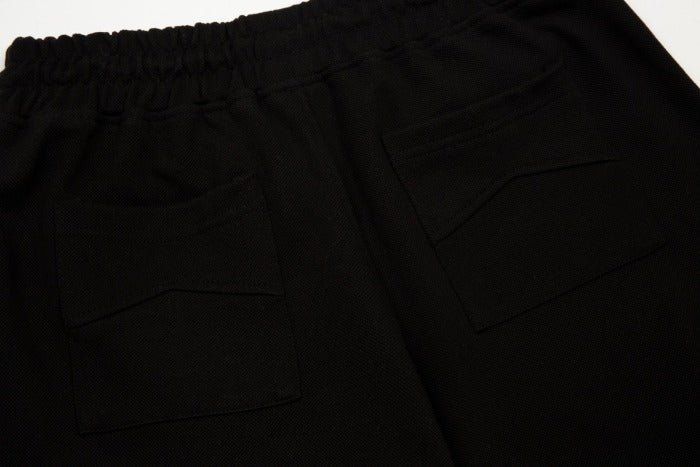 Rhud3 2023ss men's and women's classic pearl letter floral shorts