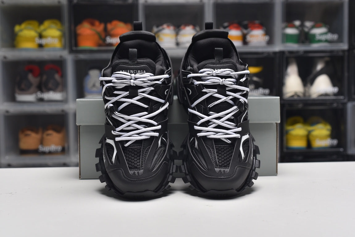 Balenciag* Track Sneaker 'Black White'