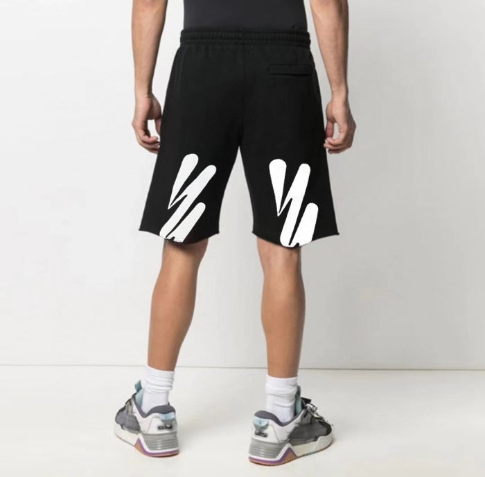 OW ECG printed shorts