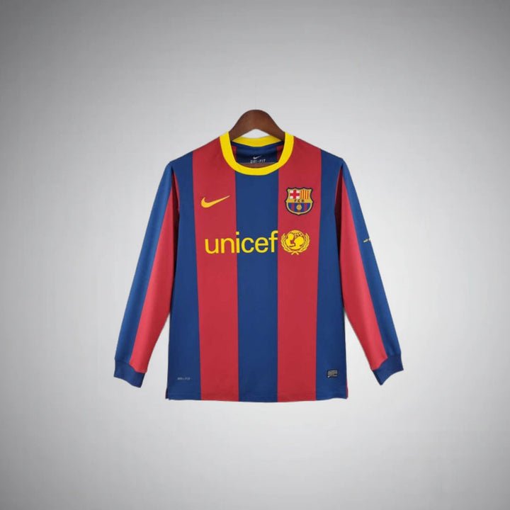 11/12 FC Barcelona Long Sleeve Home Kit