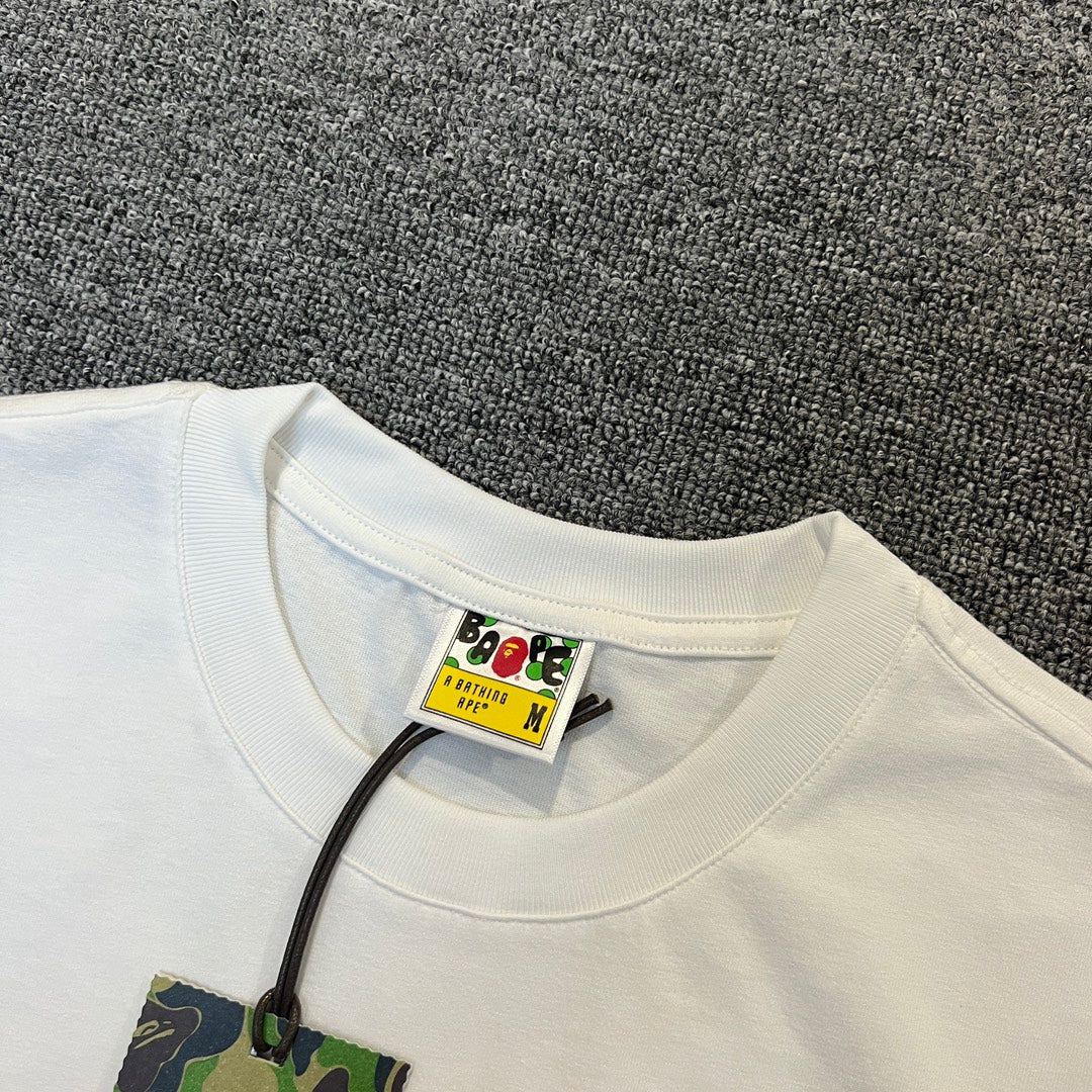 BAPE Blue Color Camo By Bathing Tee