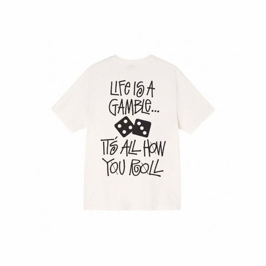New arrival Dice Snail Font cotton tee